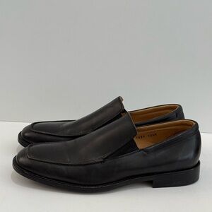 Barneys New York Men’s Black Leather Loafers- 10.5